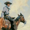 Design Toscano Sentinel of the Plains, 1906: Canvas Replica Painting: Small - 2 of 4