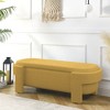 Upholstered Bench with Large Storage Space, End of Bed Storage Bench Ottoman for The Living Room, Entryway - 2 of 4