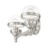 Livex Lighting Oldwick 2 - Light Vanity in  Brushed Nickel - 4 of 4