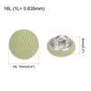 Unique Bargains Round Metal Sewing Cloth Covered Button 10 Pcs - 2 of 4