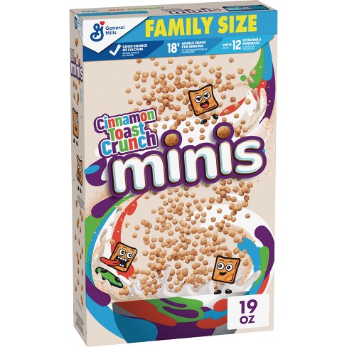 Honey Nut Cheerios Minis Breakfast Cereal, Family Size, 18.8 oz