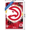 Trends International NBA Atlanta Hawks - Maximalist Logo 23 Framed Wall Poster Prints - 3 of 4