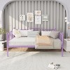 Twin Daybed w/ Headboard & Heavy Duty Steel Slats - Space Saving Sofa Bed for Bedroom/LR/Guest Rm, No Box Sprg Needed - 3 of 4