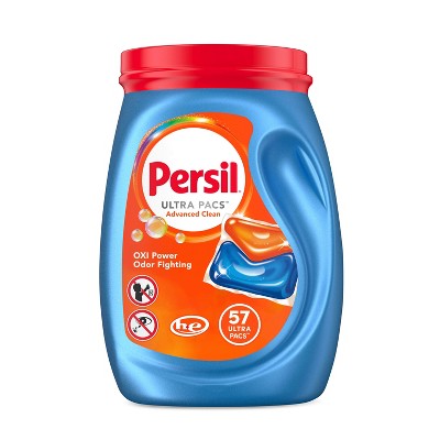 Persil Oxi + Odor Unit Dose Laundry Detergent Pacs - 57ct