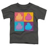 Easter In Squares In Four Colors Kids T Shirt for Toddlers, Charcoal - 2 of 4