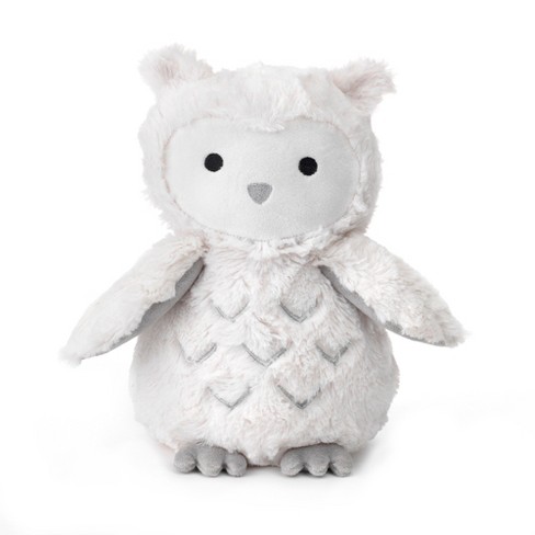 Lambs & Ivy Luna White/gray Plush Owl Stuffed Animal - Luna : Target