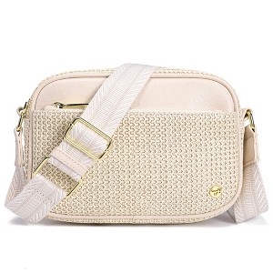 Generic Straw Purse RFID Crossbody Bags for Women Summer Woven Raffia Bags for Beach Travel Vacation Gifts Shoulder Handbags - 1 of 4