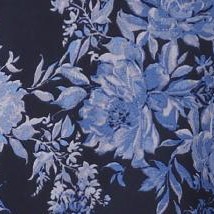 dark blue floral