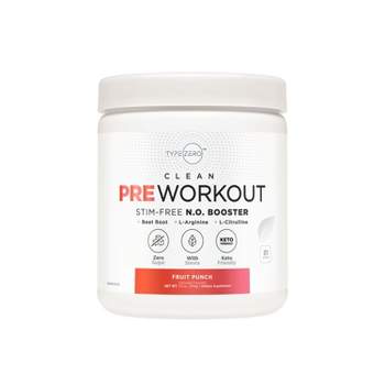 Type Zero Nitric Oxide Boosting Pre-Workout (21 Servings, Cherry Limeade)