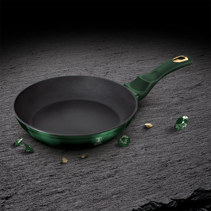Berlinger Haus Cookware Set with Durable and Easy-To-Clean Pots and Pans, Heat Resistant Silicone Kitchen, Lead and PFOA Free (Emerald) 12-Piece, 5 of 8