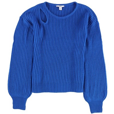 bar III Womens Balloon Sleeve Pullover Sweater