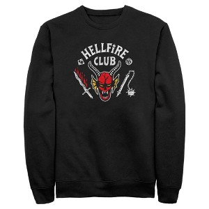 Men's Stranger Things Hellfire Club Costume Sweatshirt - 1 of 4