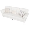Seater Sofa Couch with Deep Seats and Removable Pillows, 84" Mid Century Modern Upholstered Sofa, Comfy Couches for Living Room, Apartment - 3 of 4