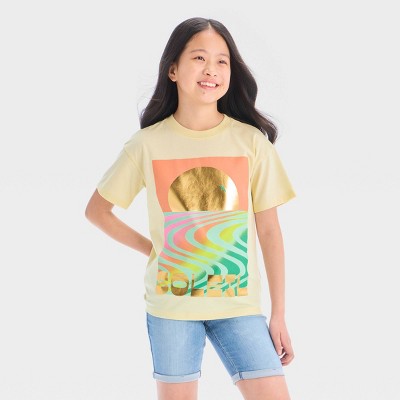Girls' Short Sleeve Oversized Graphic T-Shirt - Cat & Jack™