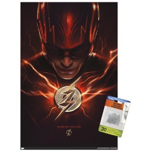 Trends International DC Comics Movie The Flash - The Flash One Sheet Unframed Wall Poster Prints - 1 of 4