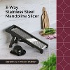 MuellerLiving Mandoline Slicer for Kitchen, Stainless Steel, Slice or Julienne, Vegetable Chopper, Fruit Slicer - 4 of 4
