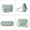 FATMOON Women's Crossbody Bag with Detachable Shoulder Strap - Multi-Functional Vegan PU Leather Purse for Daily Use, Travel, and Gifts - 4 of 4