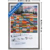 Trends International Radiohead - Hail to the Thief Scribble Framed Wall Poster Prints - 3 of 4