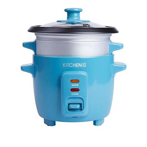 Kitchen Hq 2-cup Multi-cooker And Steamer Set W/spoon & Measuring Cup  Refurbished Teal : Target