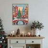 Amanti Art Snowfall in Amsterdam by Caroline Bonne Muller Canvas Wall Art Print Framed - 4 of 4
