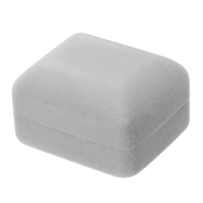 Unique Bargains Velvet Paper Cuboid Jewelry Display Box