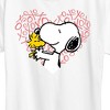 Women's - Peanuts - Snoopy Woodstock Xo Heart Short Sleeve Graphic T-Shirt - 2 of 4
