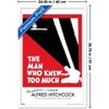 Trends International Alfred Hitchcock - The Man Who Knew Too Much (1954) Framed Wall Poster Prints - 3 of 4