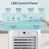 ZAFRO 10,000 BTU Portable Air Conditioners, 4 Modes Portable AC Unit with Fast Cooling/Energy Efficient/Remote/24Hrs Timer , White - 4 of 4