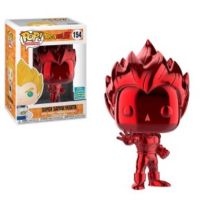 Funko POP! Dragon Ball Z - Super Saiyan Vegeta (Red Chrome) Vinyl Figure #154 2019 Summer Convention Exclusive - 1 of 1