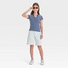 Girls' Short Sleeve Notched Neck Graphic T-Shirt - art class™ - 3 of 3