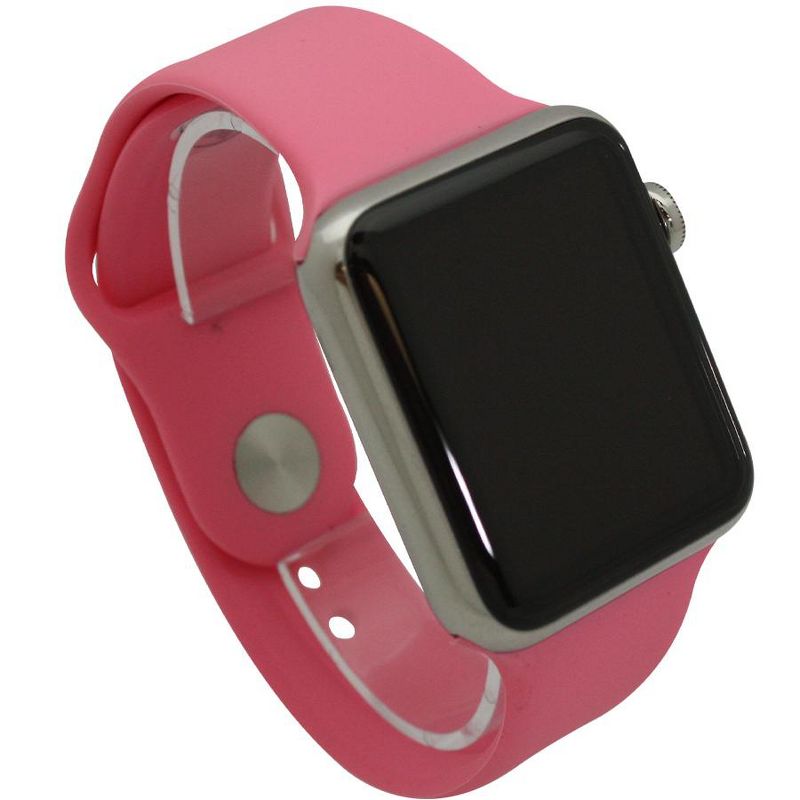 Olivia Pratt Solid Silicone Apple Watch Band Medium to Large Size Wrist M/L only.  Made for 6.5 to 8.5 inch Wrists., 5 of 8