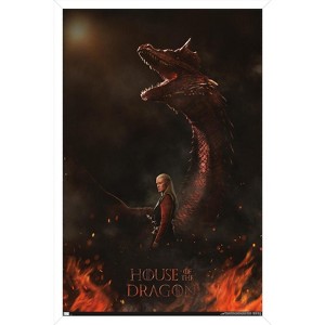 Trends International House of the Dragon - Daemon Dragon One Sheet Framed Wall Poster Prints - 1 of 4