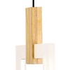 CWI Lighting,Anello LED Pendant With White Oak Finish - 4 of 4