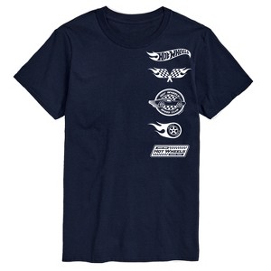 Men's - Hot Wheels - Stacked Logo Icons Short Sleeve Graphic T-Shirt - 1 of 4