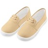 Collections Etc Stretch No-Tie Classic Canvas Stripe Detailed Sneakers - 2 of 4