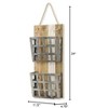 Cheung's Fennic 2 Tier Wood & Metal Wall Storage - 3 of 4