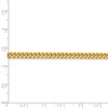 Black Bow Jewelry 4.25mm 14K Yellow Gold Solid Miami Cuban (Curb) Chain Necklace - 4 of 4