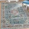 . Large Living Room Rug Washable Rug Stain Resistant Indoor Carpet Vintage Area Rug Low Pile Floor Cover for Apartment - 3 of 4
