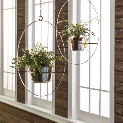 Rustic Green Artificial Fern Plant in Natural Pot