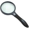 CARSON® SureGrip™ 2x Soft-Grip Magnifier with 11.5x Spot Lens in Black - 3 of 4