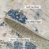 Acekool Washable Area Rug, Modern Abstract Non-Slip Stain Resistant Accent Carpet for Living Room Bedroom, Easy Care - 2 of 4