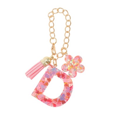 Unique Bargains Flower Letter Water Cup Pendant 1 Pc