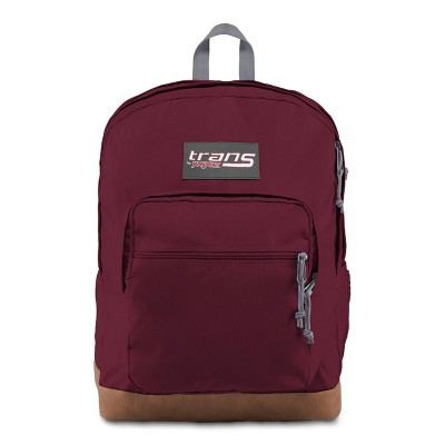 red and black jansport backpack