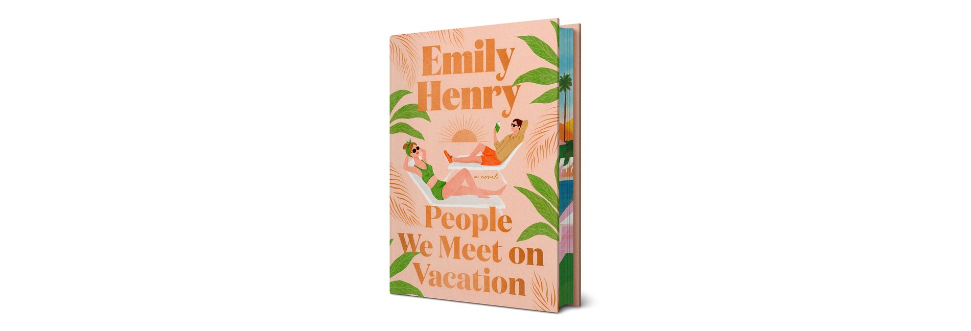 People We Meet on Vacation (Deluxe Edition) - by Emily Henry (Hardcover)
