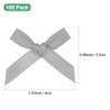 Unique Bargains Satin Durable Flexible Polyester Mini Craft Ribbon Bow 100 Pcs - 3 of 4