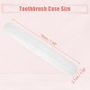Unique Bargains Lightweight Plastic Travel Toothbrush Case 7.48"x1.06" 2 Pcs - 4 of 4