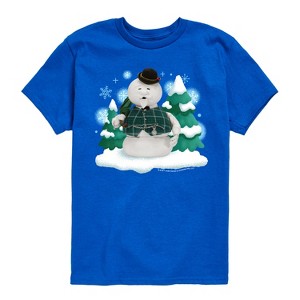 Boys' - Rudolph - Sam Winter Scene Short Sleeve Graphic T-Shirt - 1 of 4
