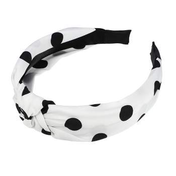 : Target Pc Shiny Black Bargains 1 Unique Headband Knotted Wide Women\'s