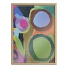 Kate and Laurel Blake Circle of Love Framed Printed Glass by Caleb Griswold, 18x24, Natural - 2 of 4