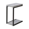 Snack Table with Cement Top and Metal Frame ¨C Ideal for Modern Living Rooms - 4 of 4